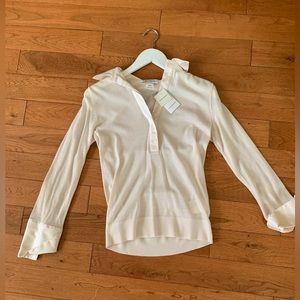 Club Monaco Cream Sweater